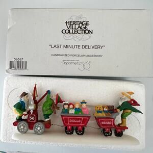 Department 56 Heritage Village Accessory-"Last Minute Delivery" #56367